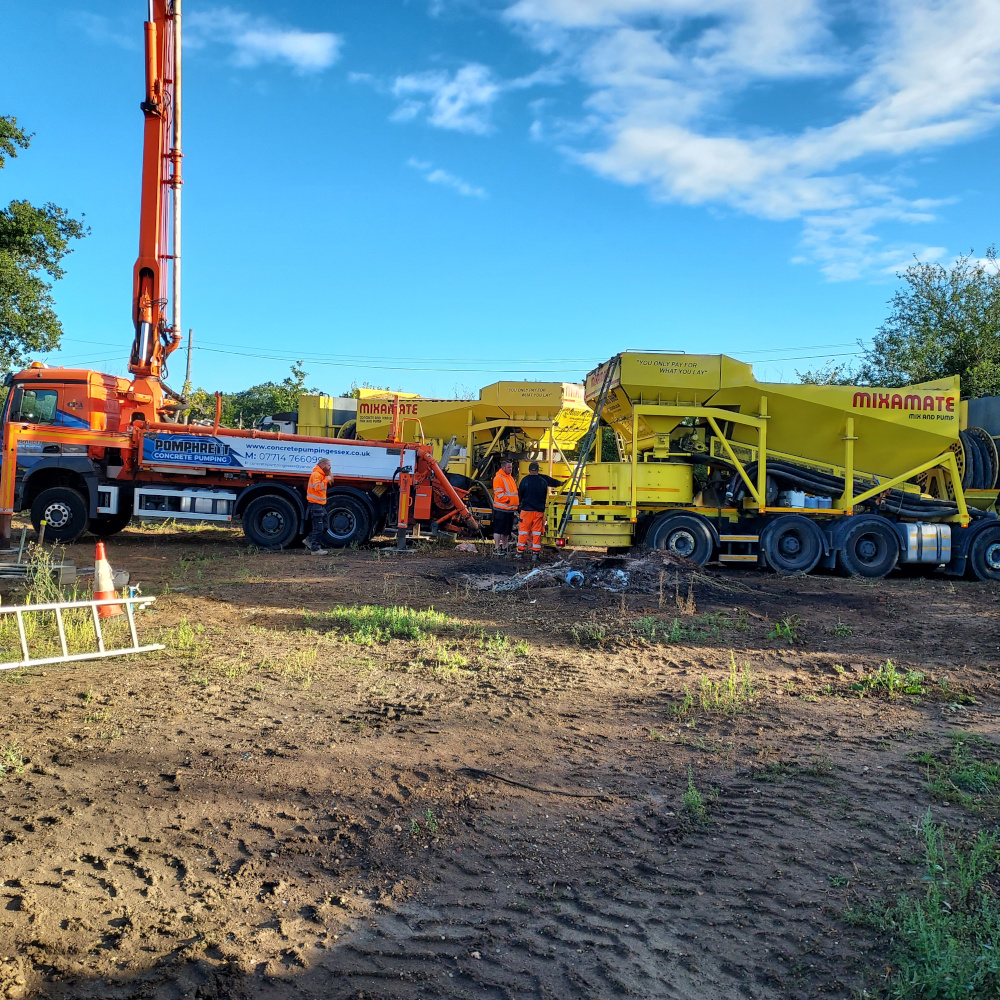 concrete pumps